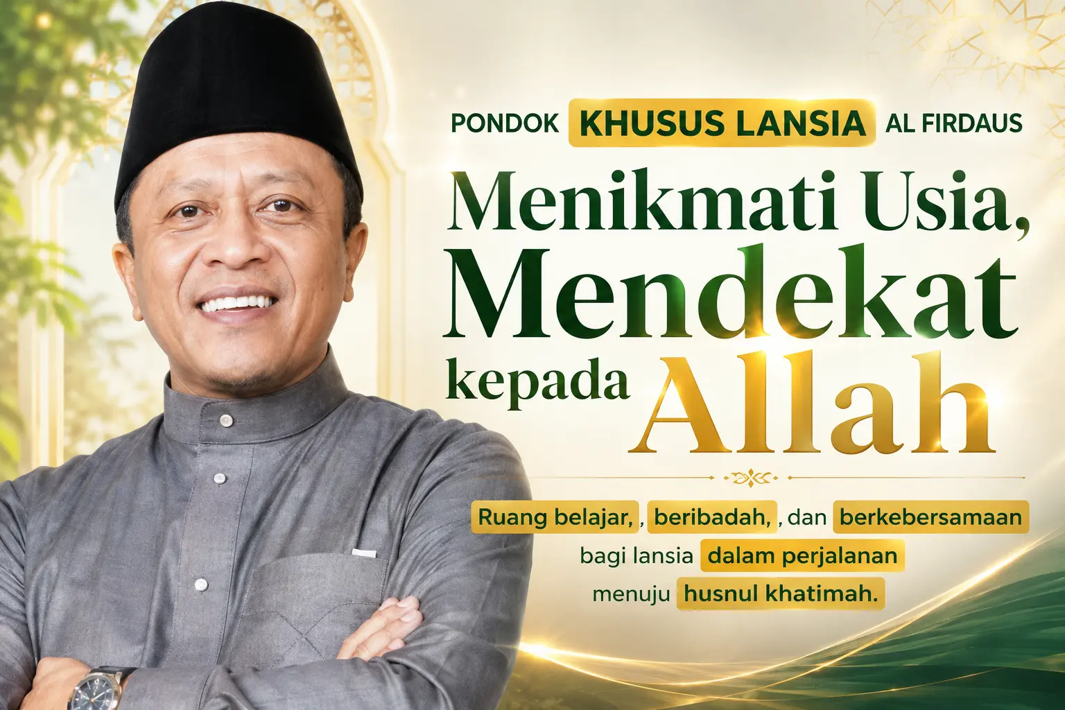 Suasana Pondok Lansia Al Firdaus